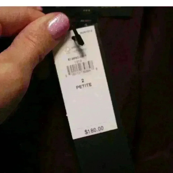 NWT BANANA REPUBLIC Plum Burgundy Pleated Maxi Strappy Formal Dress Women Pt 2 - Picture 11 of 12